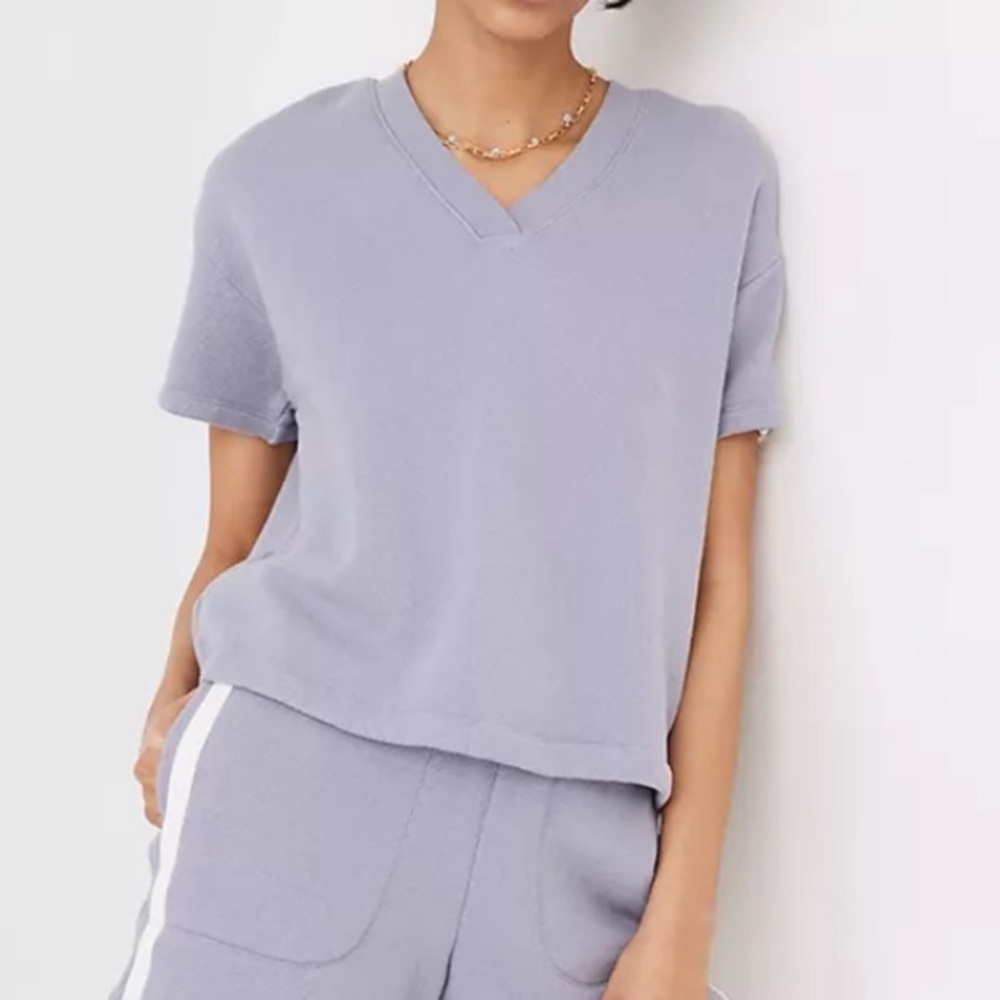 Madewell short sleeved terry sweatshirt!